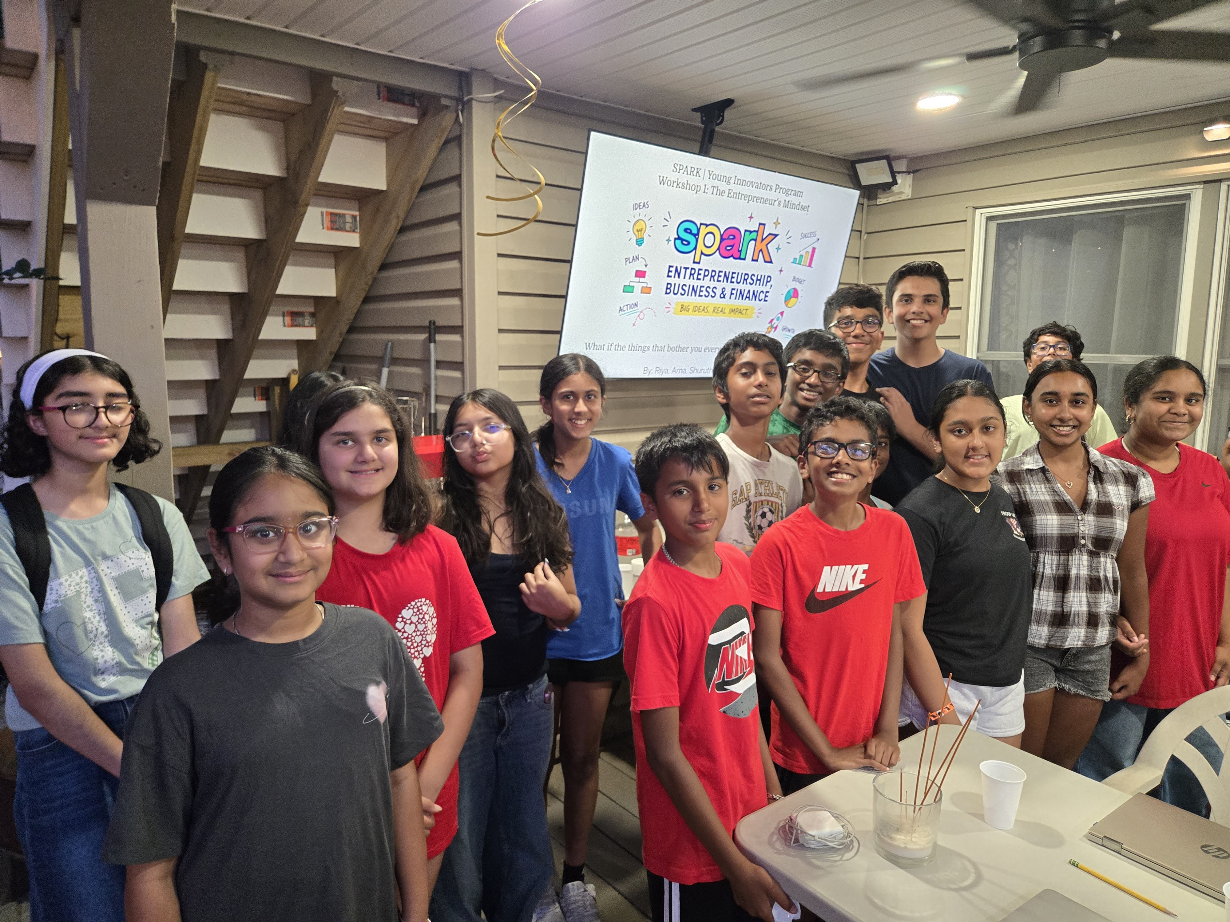 SPARK Young Innovators group photo